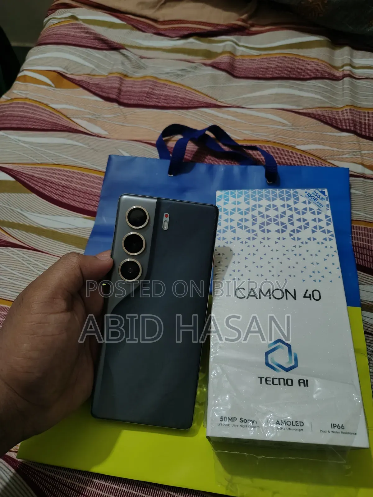Tecno Camon 40 256 GB Graphite