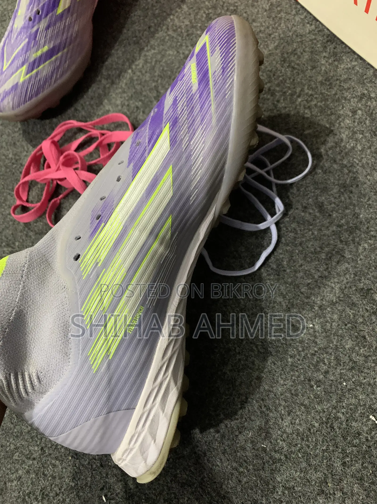 Adidas F50 Elite Lamine Yamal Laceless Turf Size 42/43