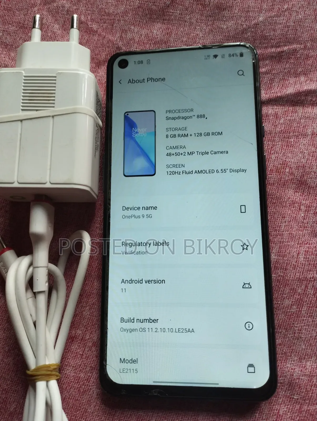 OnePlus 9 ১২৮ জিবি কালো
