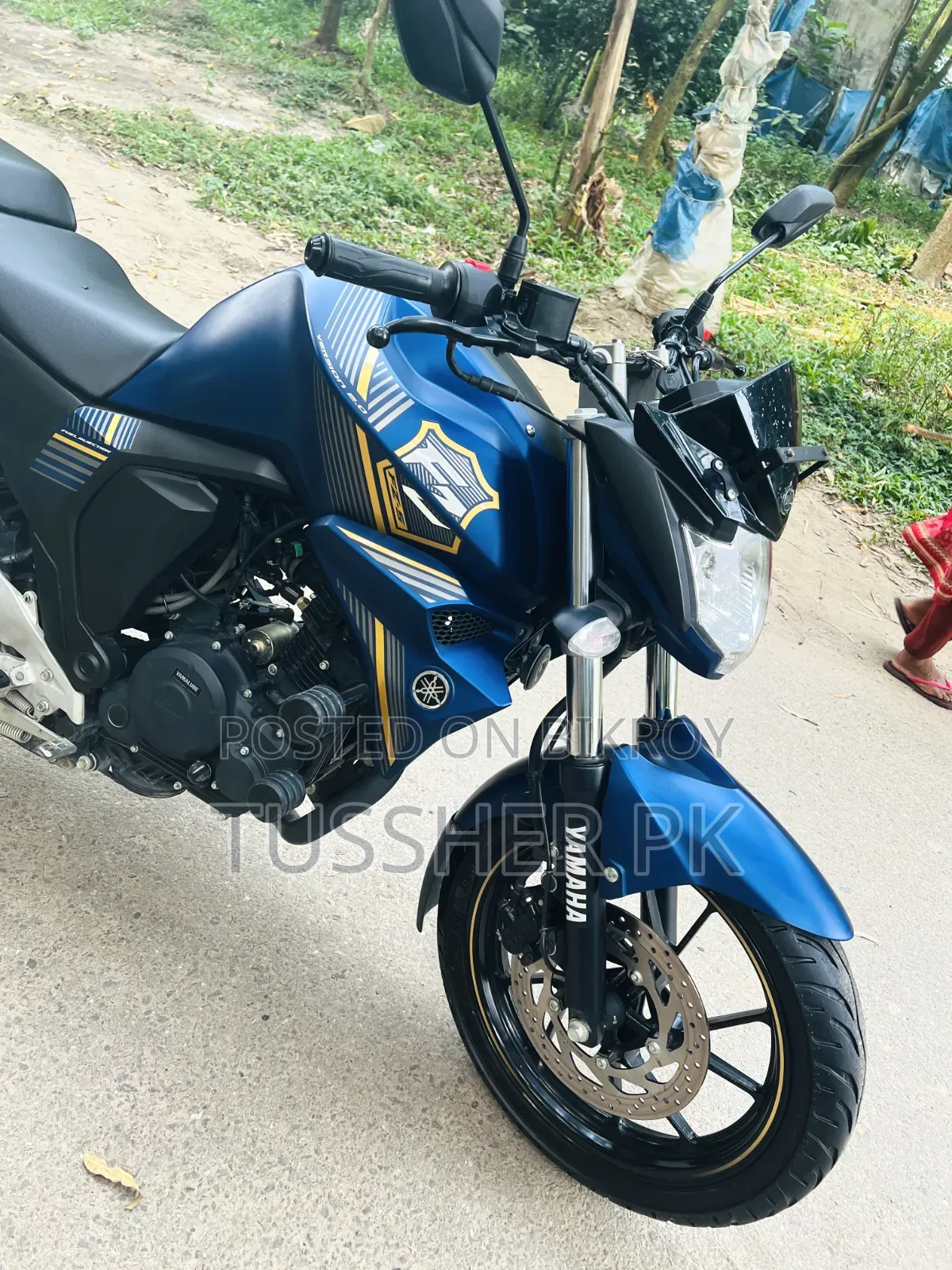 New Yamaha FZS V2 2026 Blue