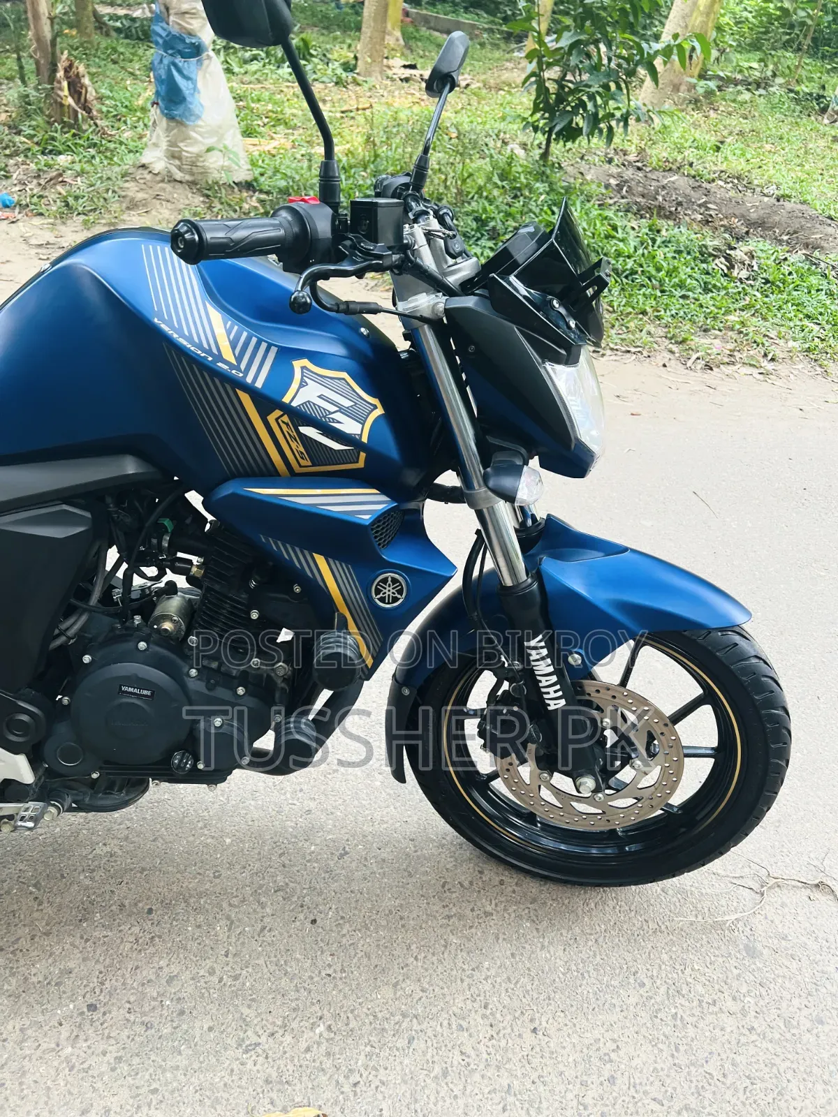 New Yamaha FZS V2 2026 Blue