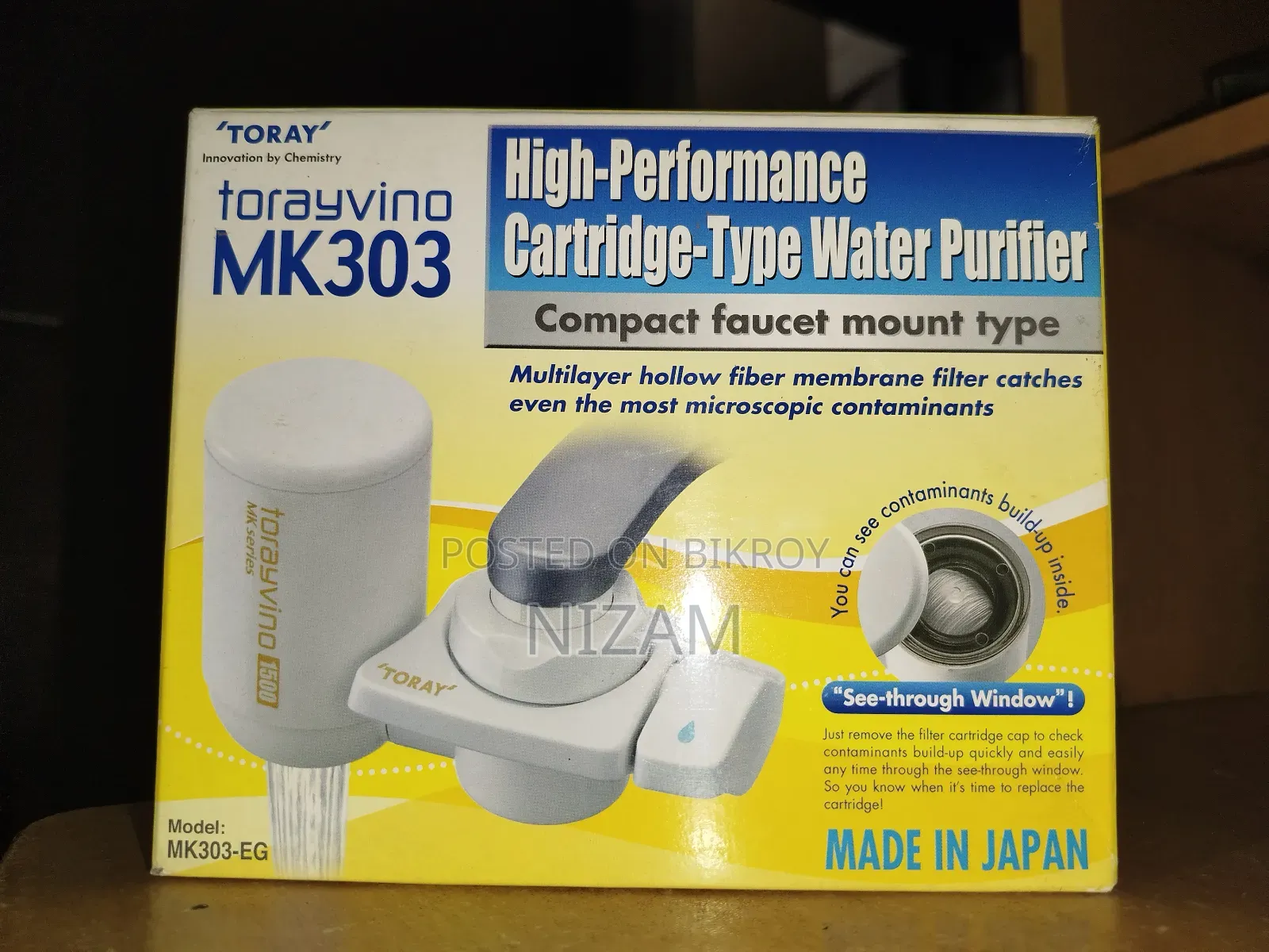 Torayvino MK 303-Eg Water Purifier Set | Japan | Non-Electric.