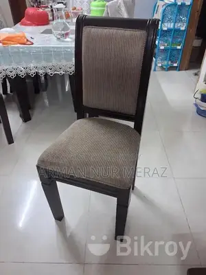 সেগুন কাঠের ডাইনিং টেবিল ৬টি চেয়ার সহ