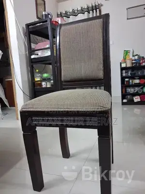 সেগুন কাঠের ডাইনিং টেবিল ৬টি চেয়ার সহ