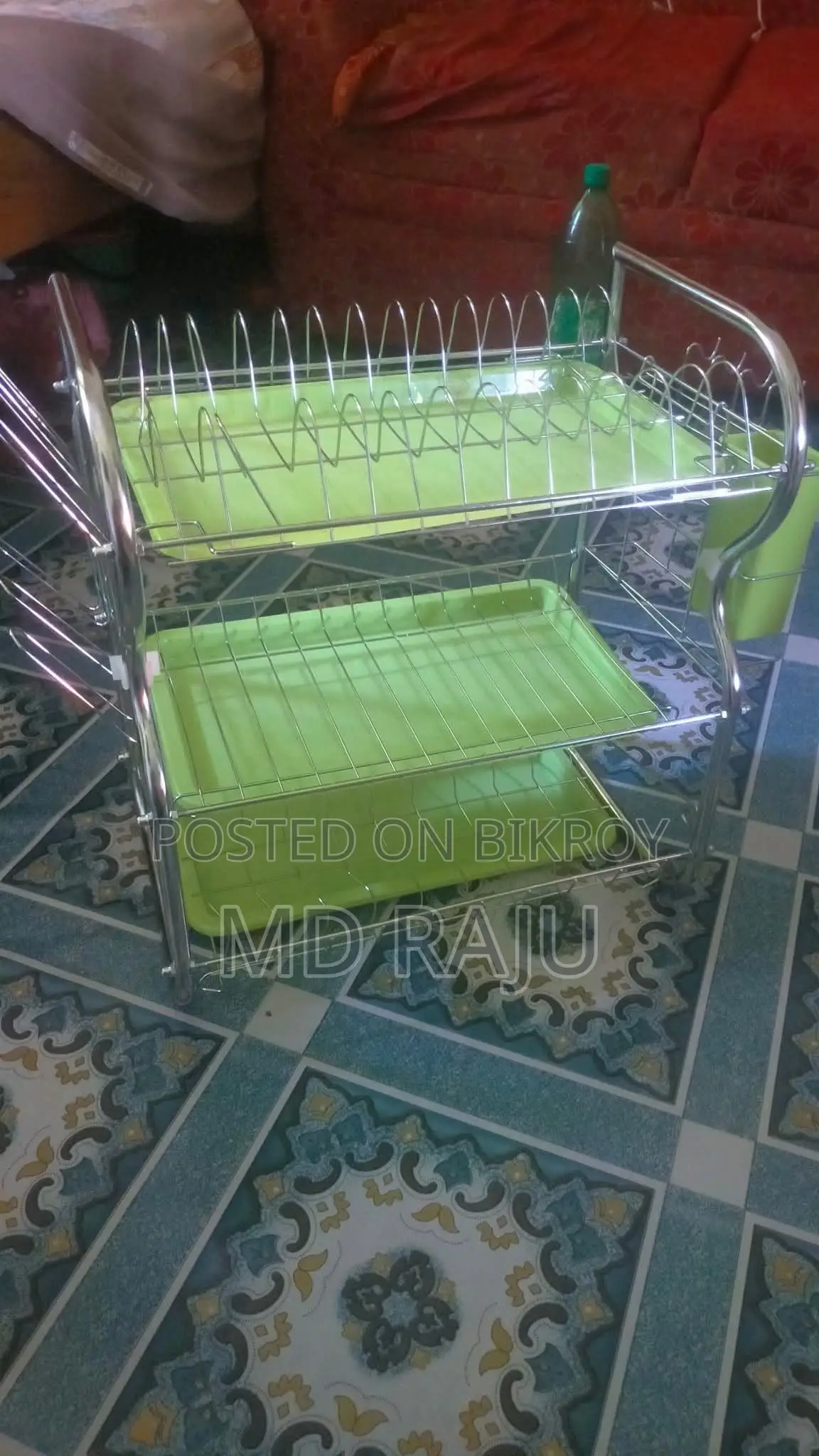 prePremium Quality 3 Layer Kitchen Rack