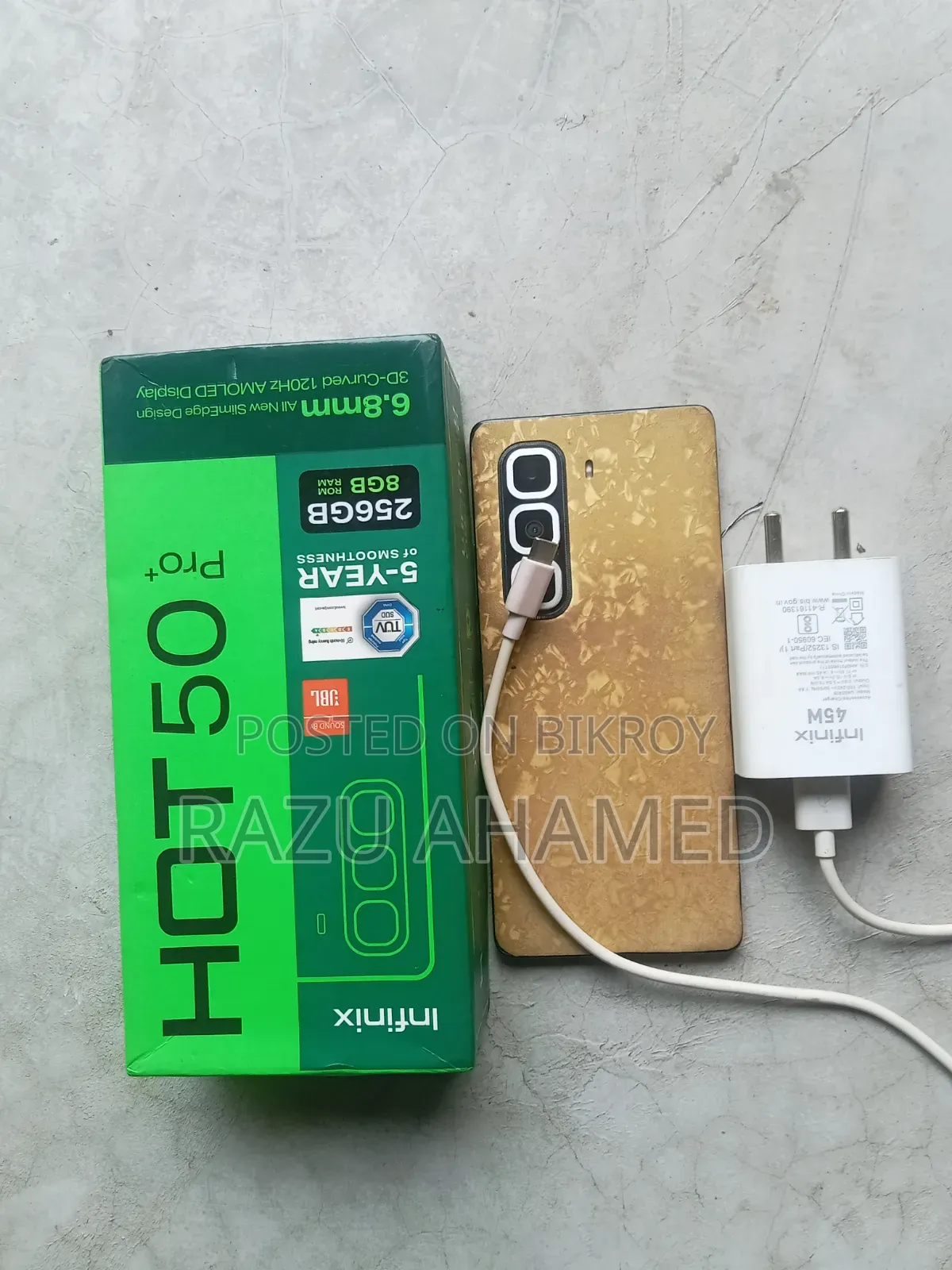 Infinix Hot 50 Pro+ 4G 256 GB Black