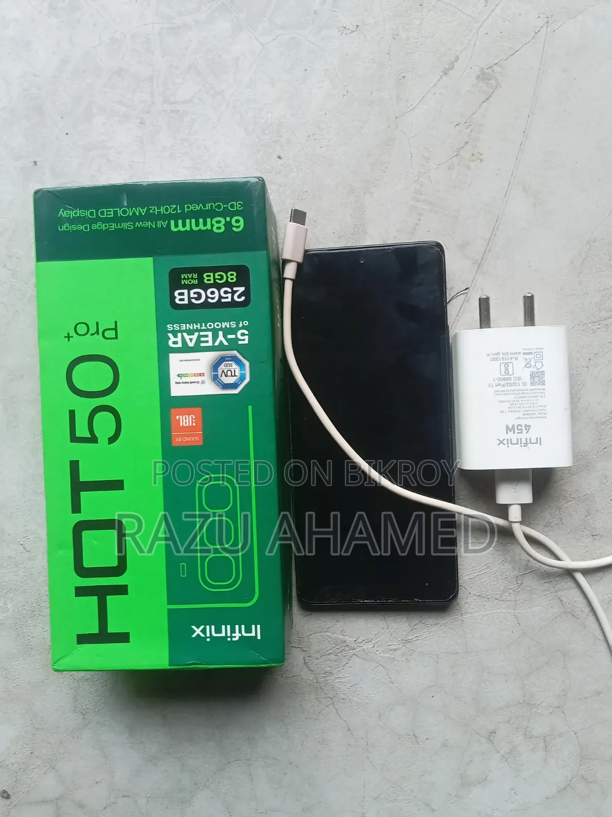 Infinix Hot 50 Pro+ 4G 256 GB Black