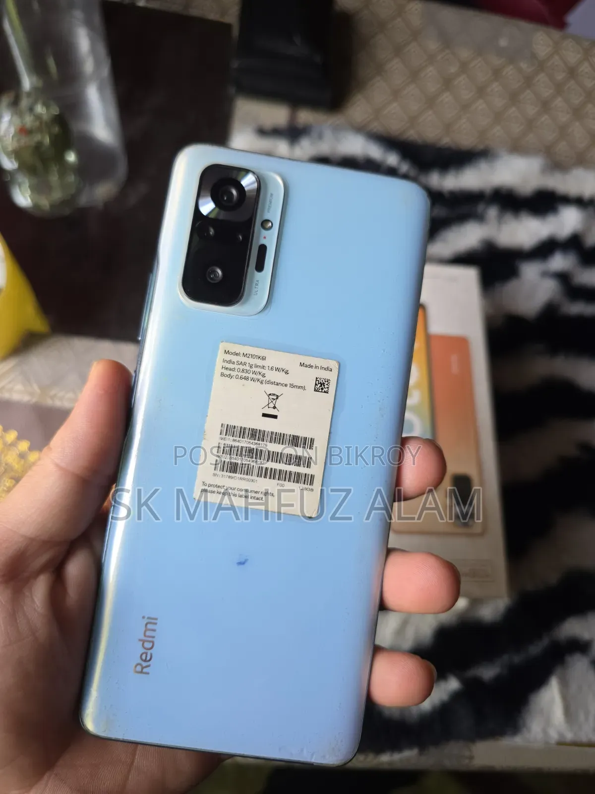 Xiaomi Redmi Note 10 Pro Max 128 GB Blue