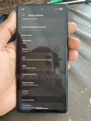 Google Pixel 6a 128 GB Black