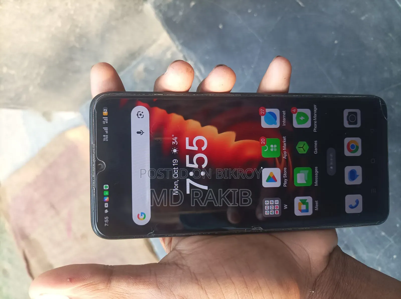 Oppo A38 128 GB Black
