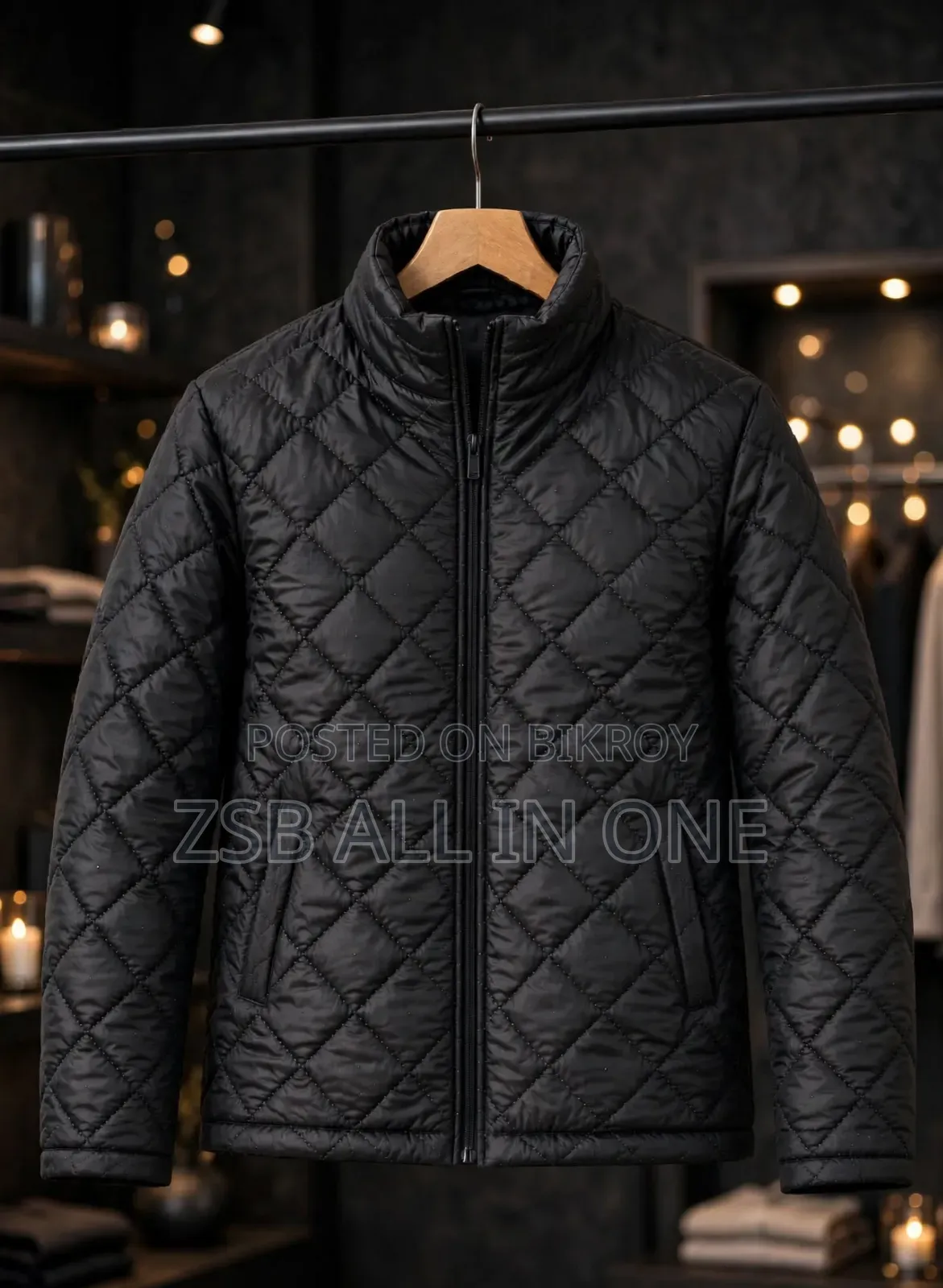 Premium Diamond Quilted Padding Jacket