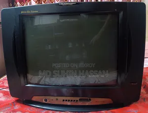 LG 21 inch CRT TV – Dish Line and DVD Support