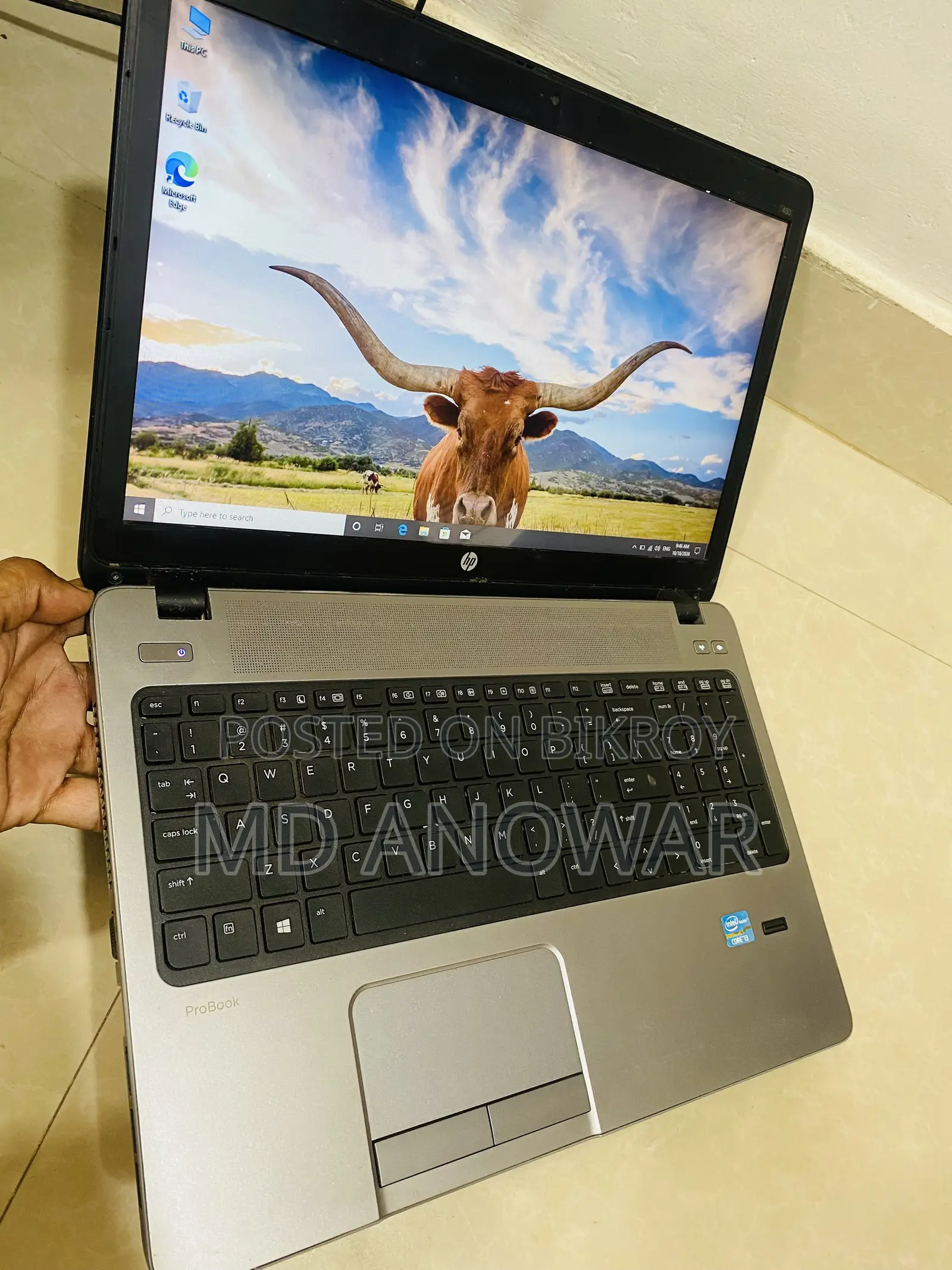 Laptop HP ProBook 450 8GB Intel Core i3 HDD 500GB