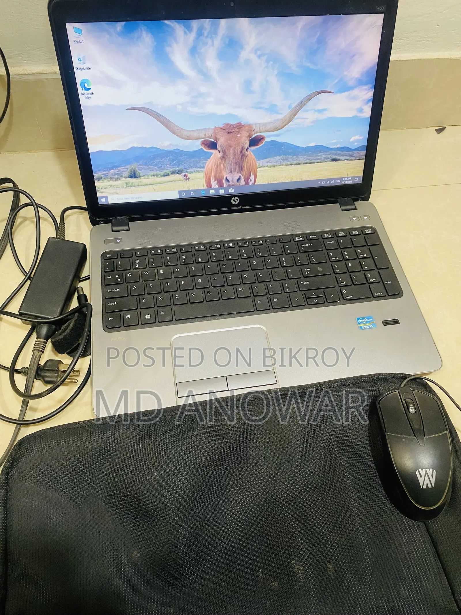 Laptop HP ProBook 450 8GB Intel Core i3 HDD 500GB