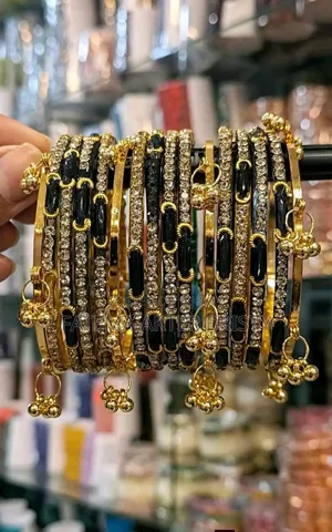 Kashmiri Grandmother Bangle with Jhumka