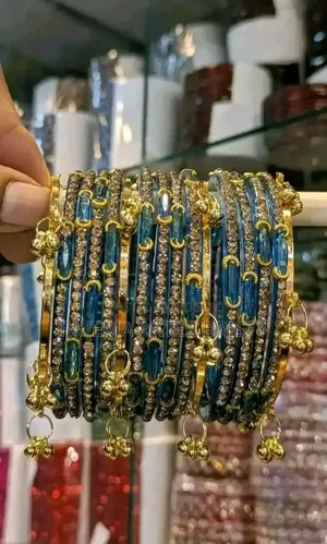 Kashmiri Grandmother Bangle with Jhumka