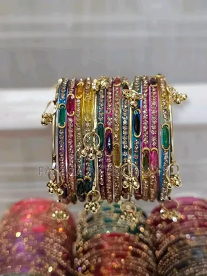 Kashmiri Grandmother Bangle with Jhumka