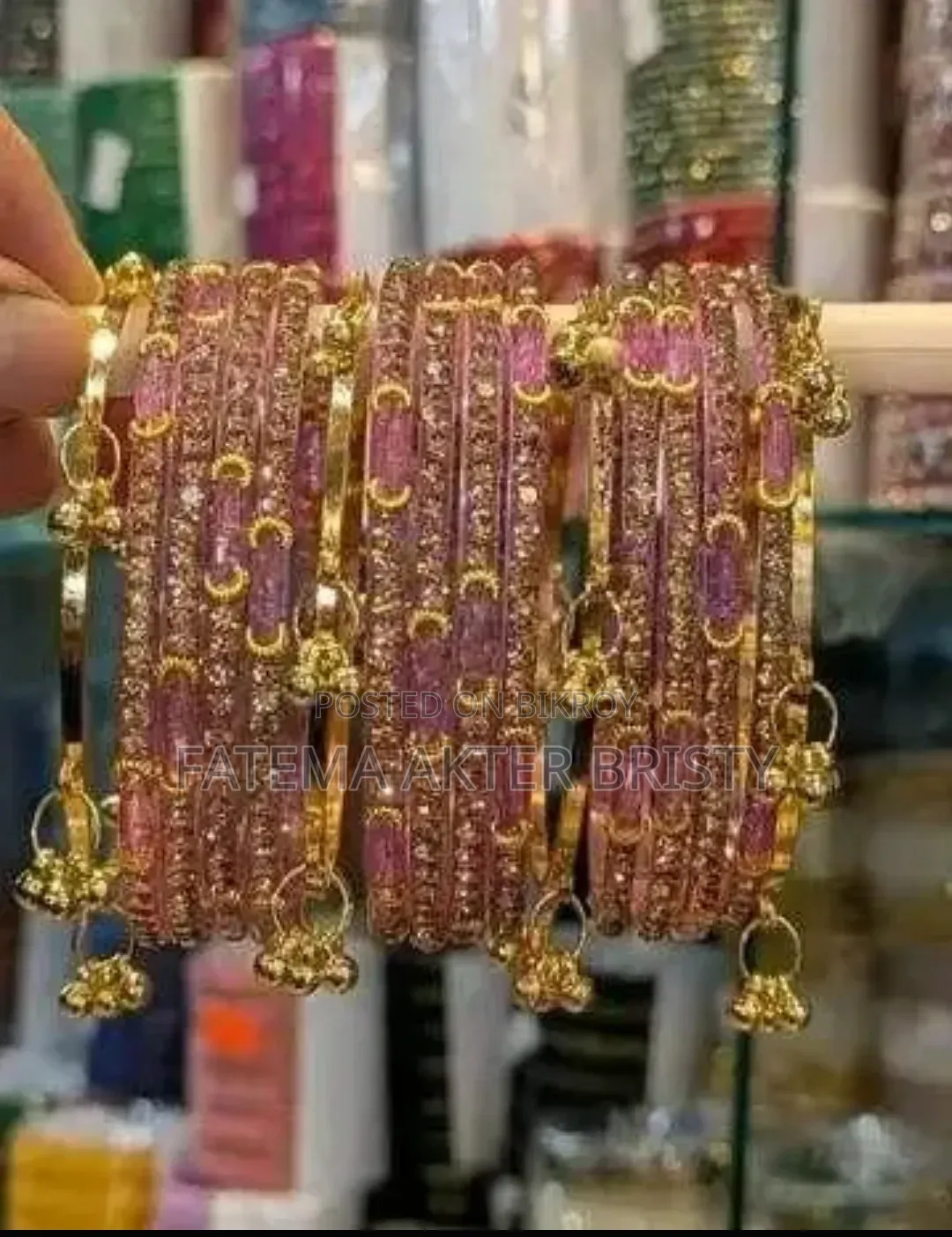 Kashmiri Grandmother Bangle with Jhumka
