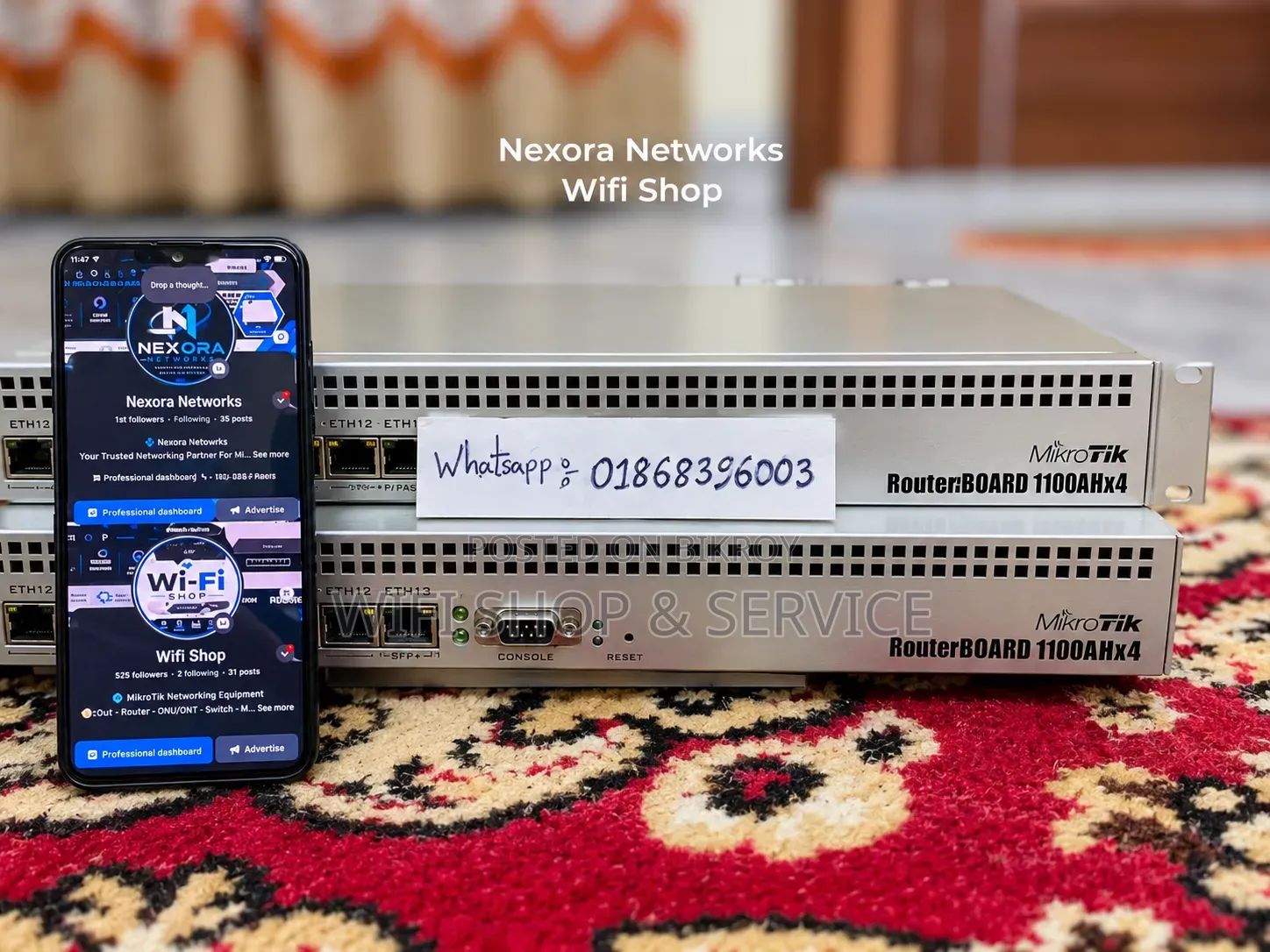 Mikrotik Rb 1100 X4 and X2 Router