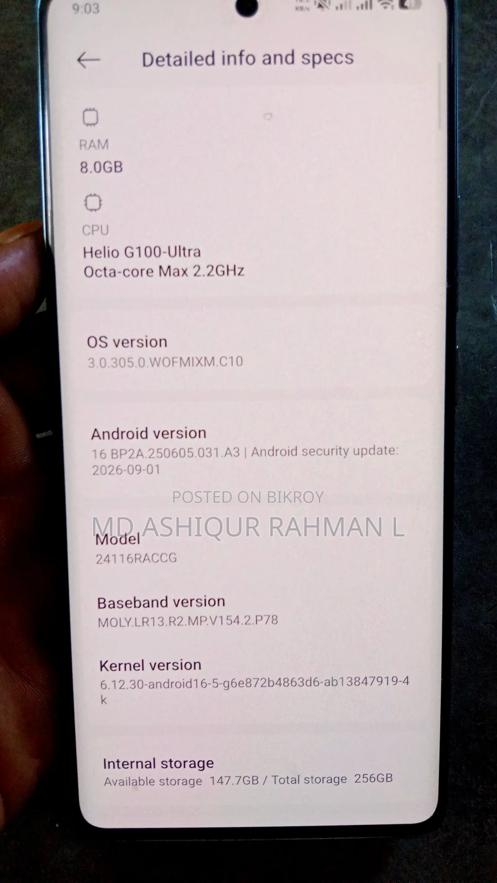 Xiaomi Redmi Note 14 Pro 256 GB Blue