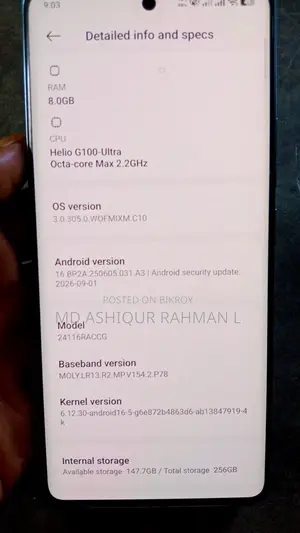 Xiaomi Redmi Note 14 Pro 256 GB Blue