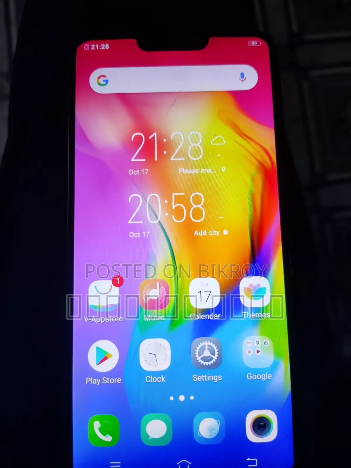 Vivo Y17 64 GB Black