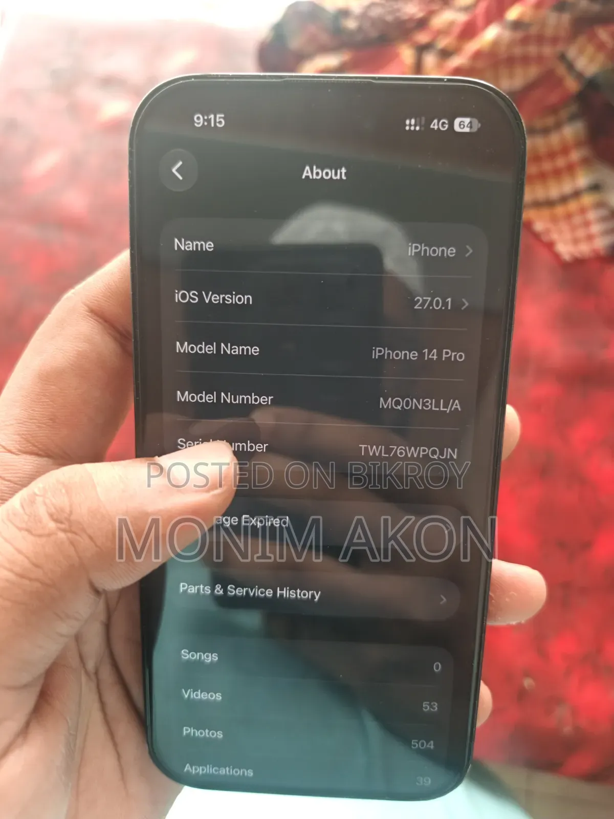 Apple iPhone 14 Pro 256 GB Black