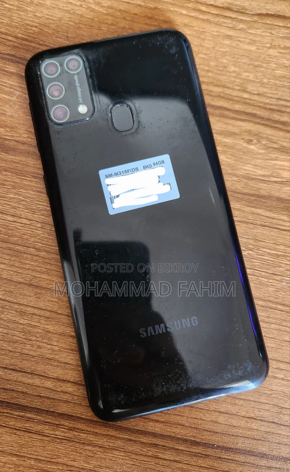 Samsung Galaxy M31 64 GB Black