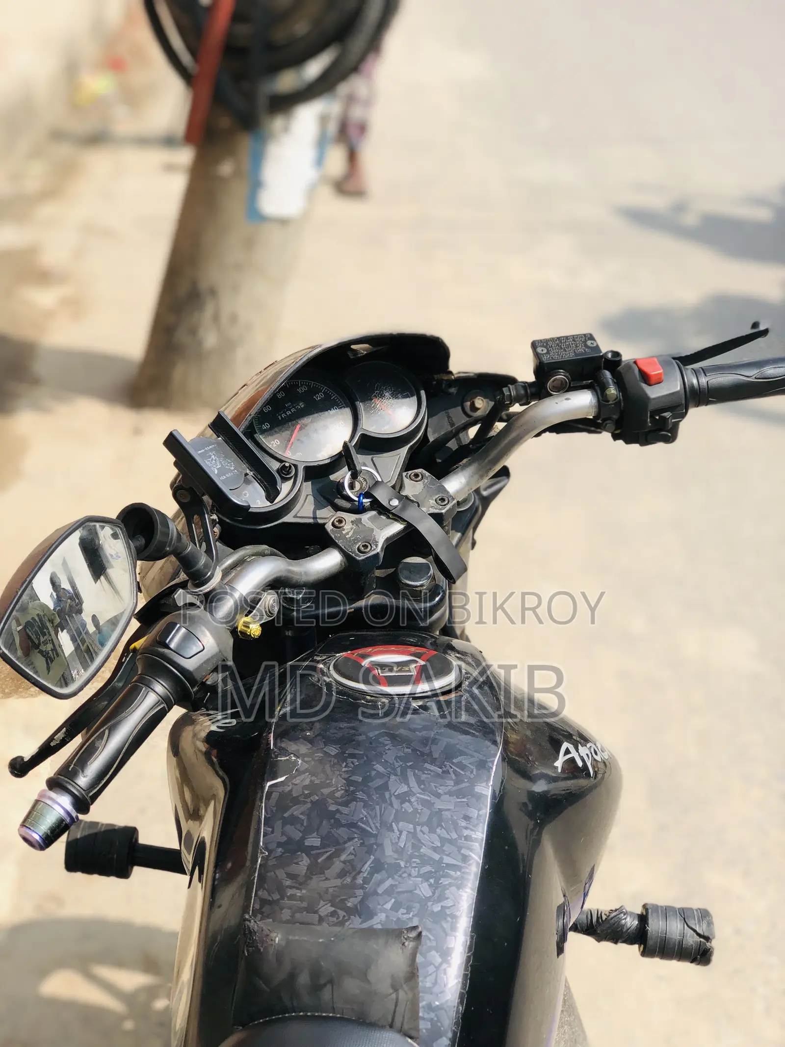 TVS Apache RTR 160 2V 2012 Blue