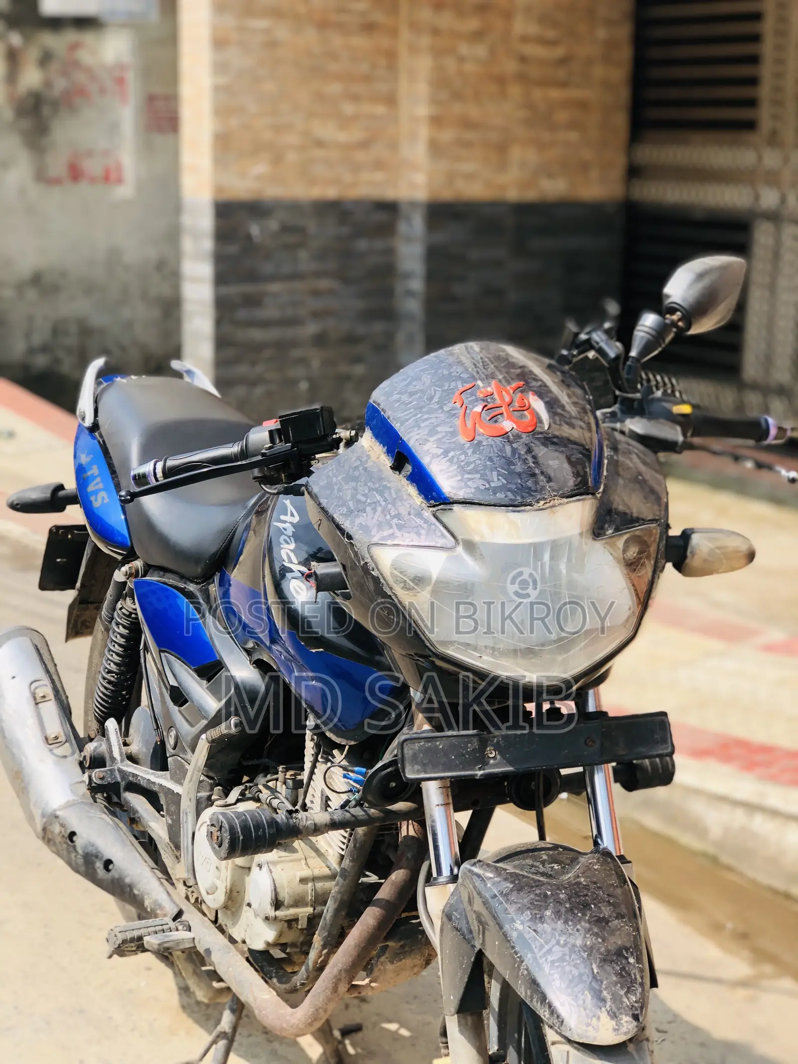 TVS Apache RTR 160 2V 2012 Blue