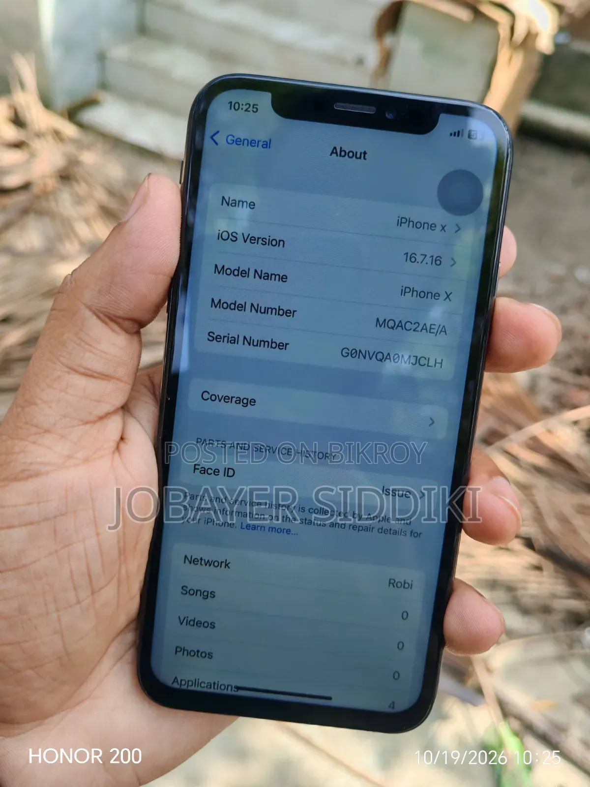 Apple iPhone X 64 GB Black