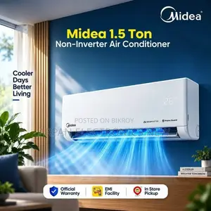 মিডিয়া ১.৫ টন নন ইনভার্টার এসি ৫ বছর কম্প্রেসর অফিসিয়াল ওয়ারেন্টি