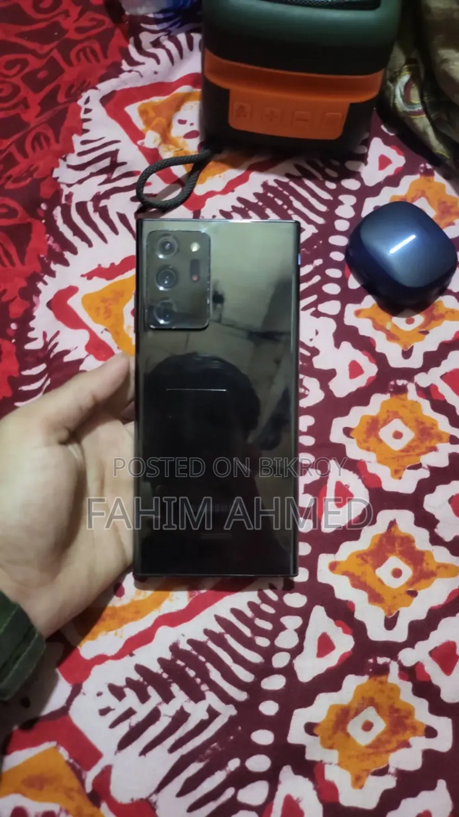 স্যামসাং গ্যালাক্সি নোট ২০ আল্ট্রা ৫জি ১২৮ জিবি ব্ল্যাক