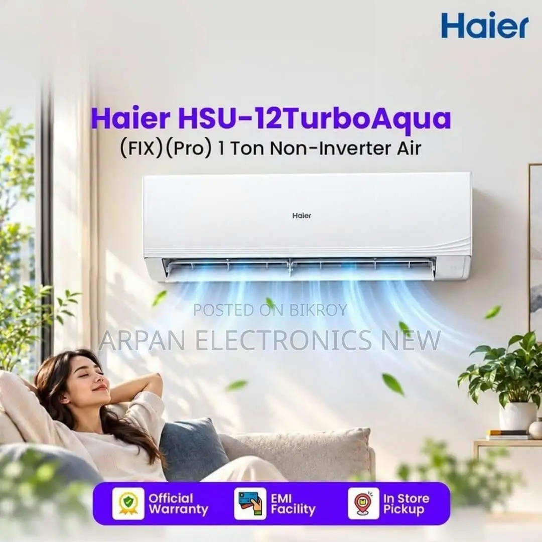 Haier 1.1 Ton DC Inverter AC 100% Official Warranty Products