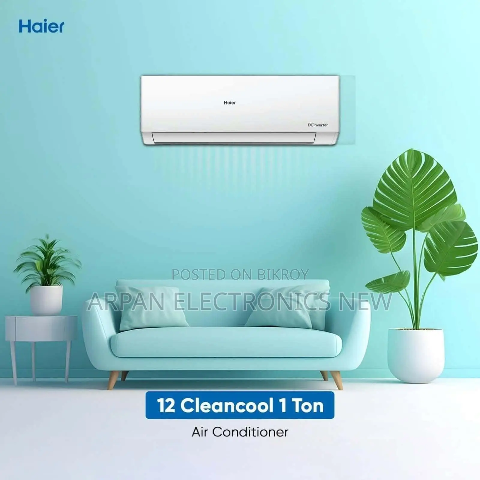 Haier 1.1 Ton DC Inverter AC 100% Official Warranty Products