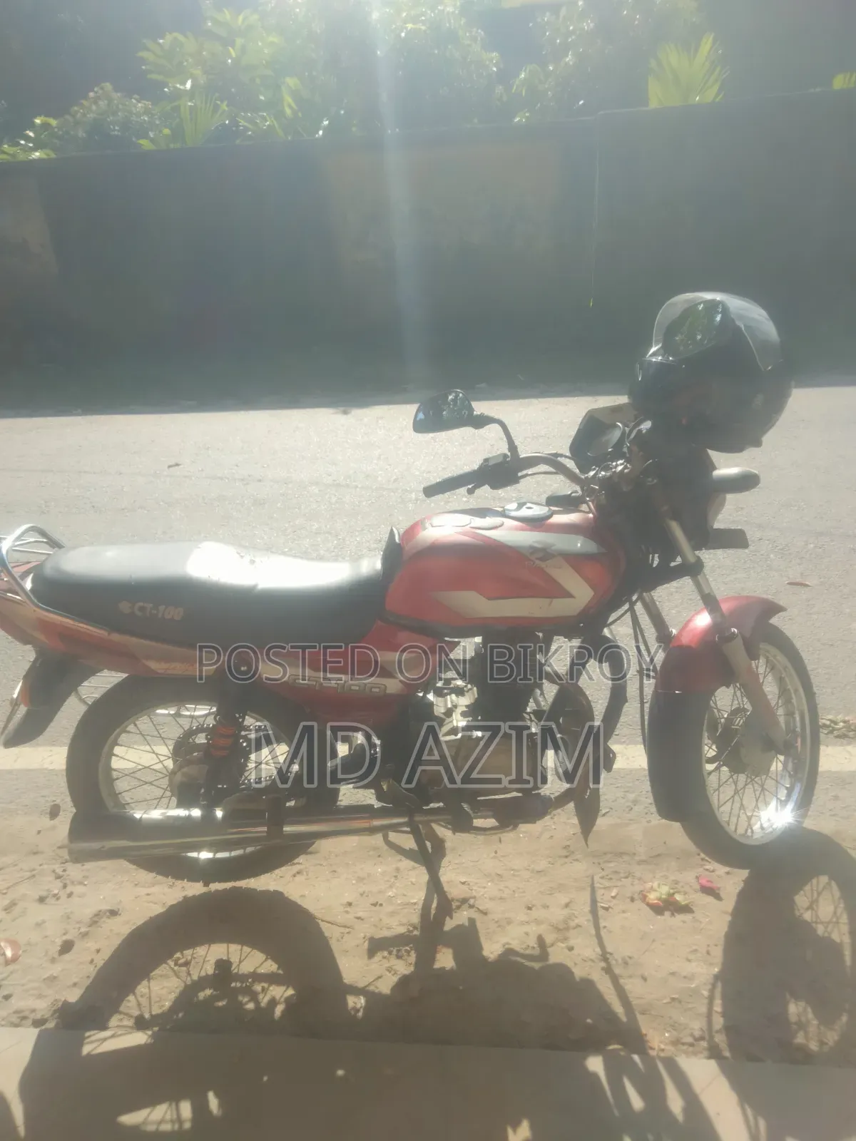 Bajaj CT 100 2016 Red