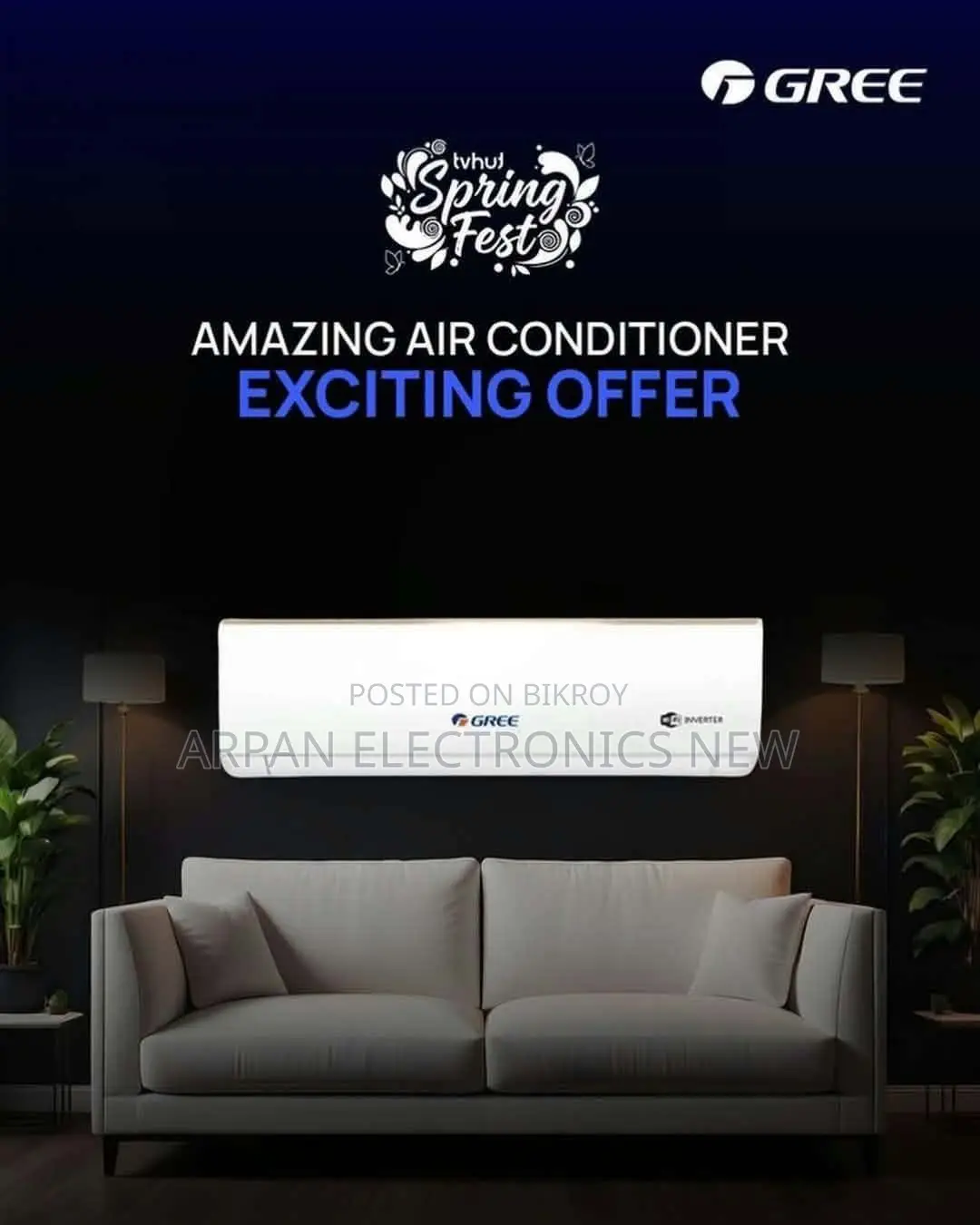 GREE 1.5 Ton DC Inverter AC 100% Official Warranty Products