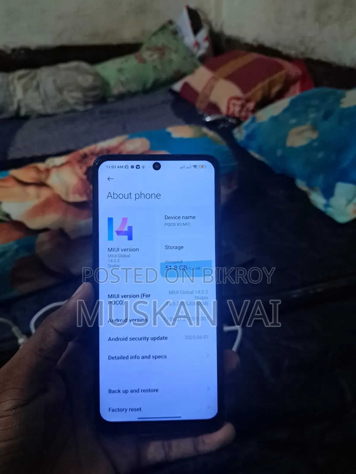 Xiaomi Poco X3 NFC 128 GB Blue
