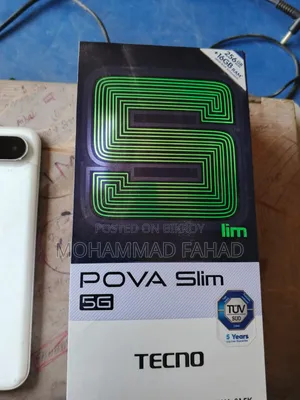 টেকনো পোভা স্লিম ফাইভজি ২৫৬ জিবি হোয়াইট