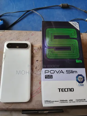 টেকনো পোভা স্লিম ফাইভজি ২৫৬ জিবি হোয়াইট