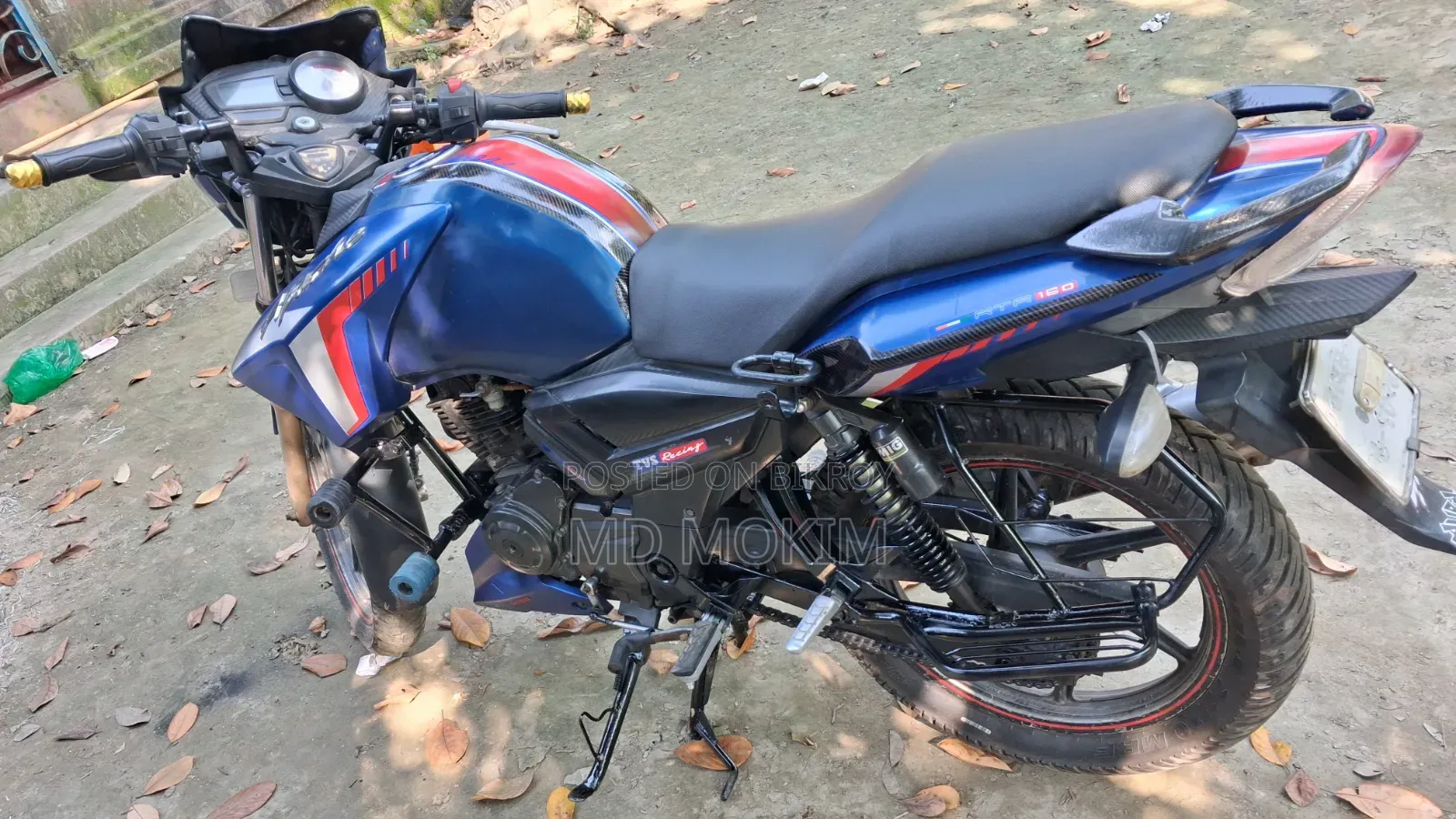 TVS Apache RTR 160 2V 2018 Blue