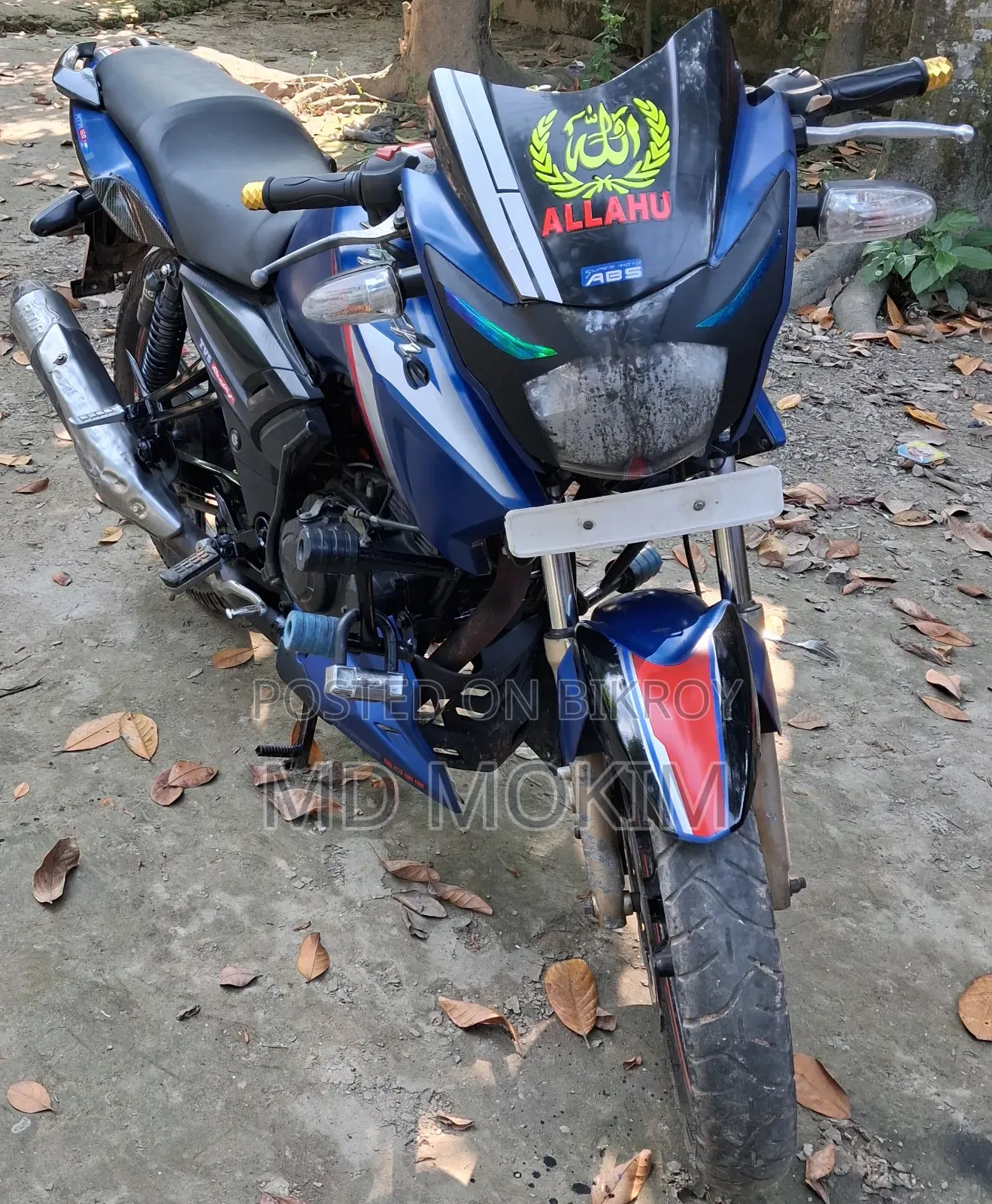 TVS Apache RTR 160 2V 2018 Blue