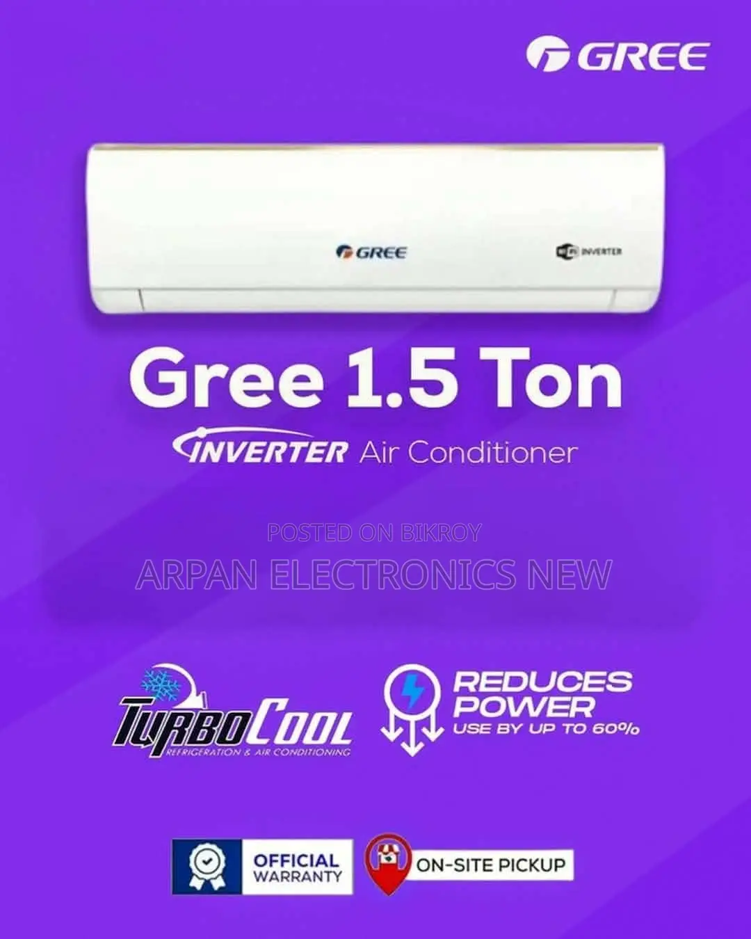 Mega Cash Discount Offer on 1.5 Ton GREE Inverter AC!
