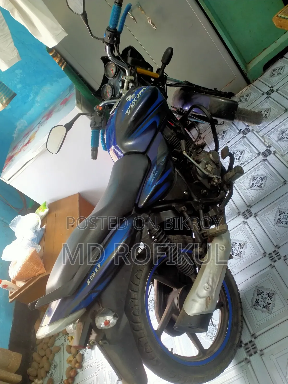 Bajaj Discover 150 2016 Blue