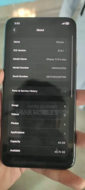 Apple iPhone 11 Pro Max 64 GB Black