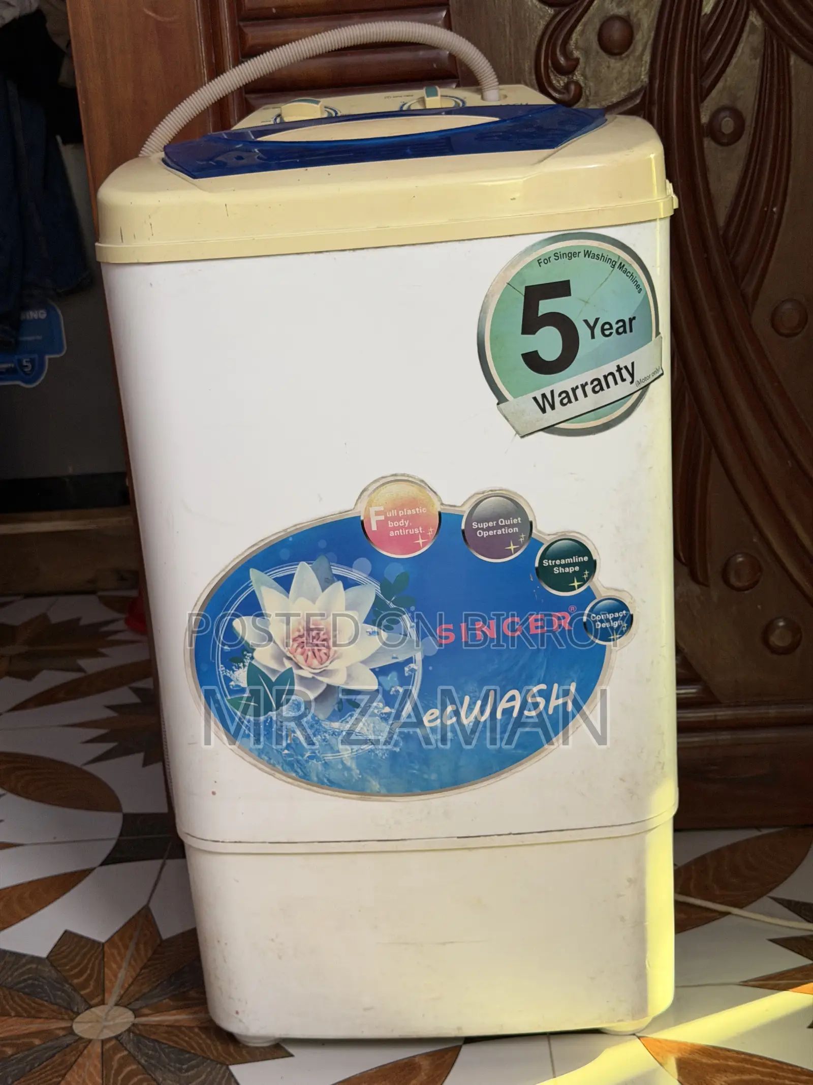 Singer Washing Machine 6 KG Size