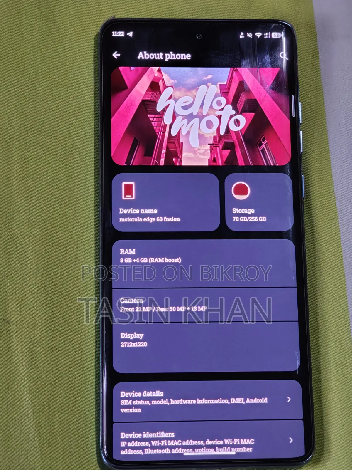 Motorola Edge 60 Fusion 256 GB