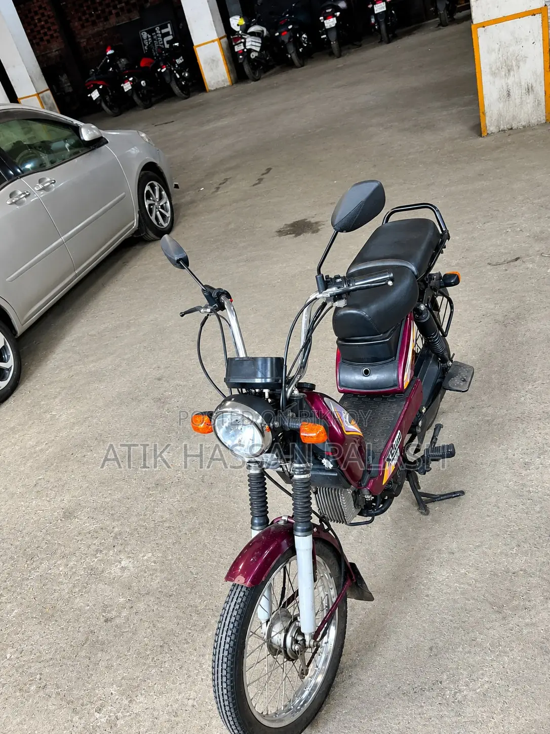 TVS XL 100 2022 Purple