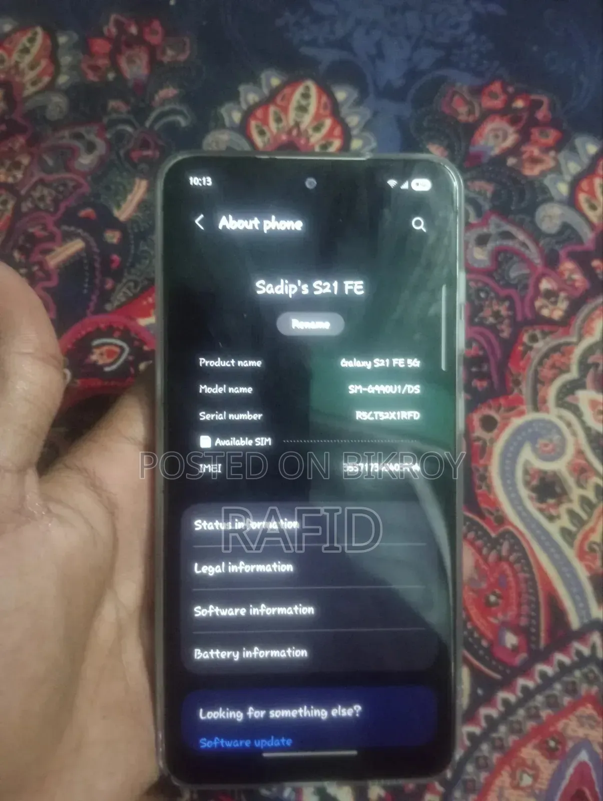 Samsung Galaxy S21 5G 128 GB White