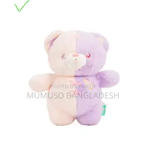 25 CM Plush Toy (Cute Dual-Color Bear)